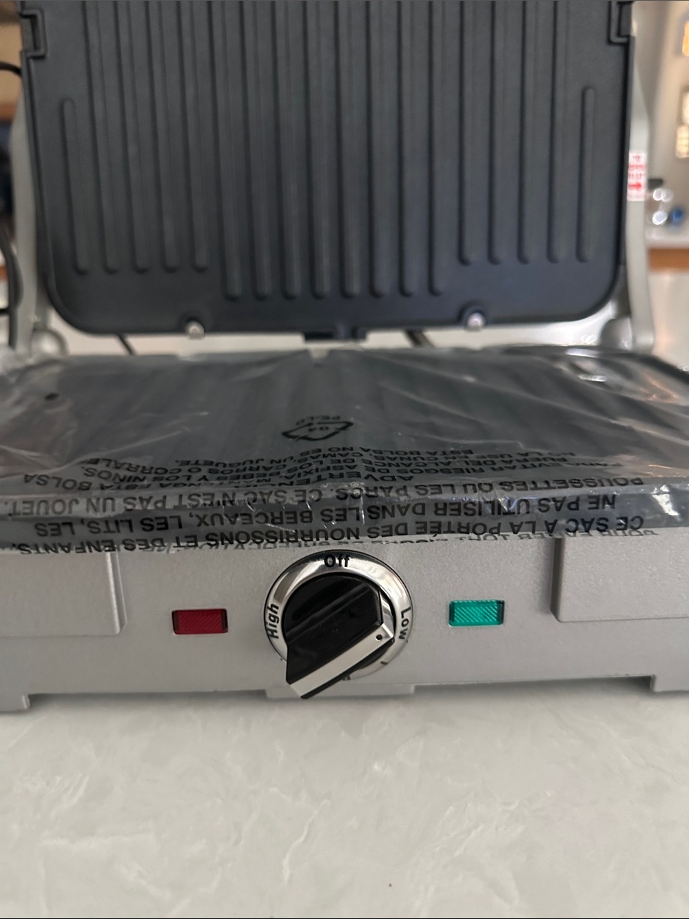 Cuisinart Griddler Compact GR-35 Grill, Panini Press & Griddle, Nonstick Plates - Picture 3 of 11